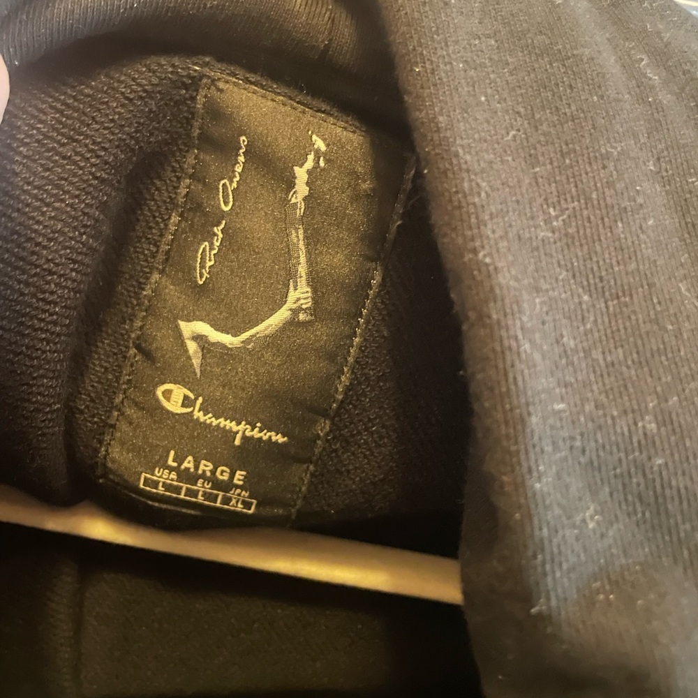 Rick Owens x Champion Men’s Hoodie Size L - Picture 5 of 6